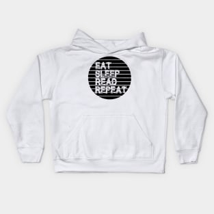 Eat Sleep Read Repeat Kids Hoodie